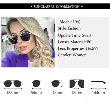 Derliaus Turas moteris mados Akiniai nuo saulės Prabangos prekės lydinio rėmas veidrodis akiniai nuo saulės moterims 2020 Juoda Negabaritinių gafas de sol