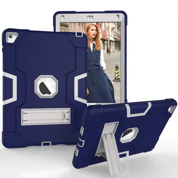 Atsparus smūgiams Silikoninis Case For iPad 2 Oro A1566/1567 Funda ipad Oro 2G Vaikai Saugiai Šarvai Sunkiųjų Gumos atveju +FilmPen