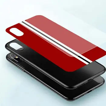 Grūdintas Stiklas Telefono dėklas Skirtas iPhone 12 Mini Pro 11 X XS Max XR SE 2020 7 8 6 6S Plius Padengti Coque Fundas Sporto Prekės Juostelės