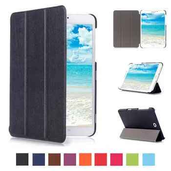 Prabangūs Ultra Plonas Smart Stovėti PU Odos Padengti Case For Samsung Galaxy Tab S2 8.0 T710 T715 Tablet Atveju+Screen Protector Filmas