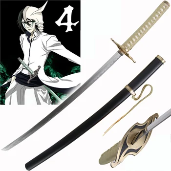Anglies plieno nekilnojamojo katana kardai, 41 Colis Anime Bleach Ulquiorra cifer s Kardas apkalos ašmenys decoritive cosplay aštrių rekvizitai