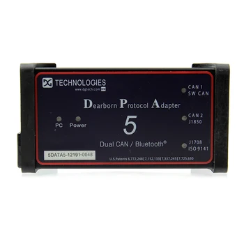 Naujas Profesionalus DPA5 Dearborn Protokolo Adapteris 5 Geriausios Kokybės, Sunkiųjų Sunkvežimių Skaitytuvas multi-language Auto diagnositc įrankis