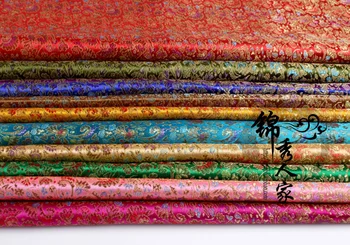 Kostiumas suknelė kūdikių drabužiai kimono Hanfu medžiaga COS vyresnysis audinio brokatas / cockscomb series/100cm*90cm