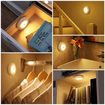 LED Naktį, Šviesos, Judesio Jutiklis Šviesos Jutiklis Miegamasis Šviesos Dekoratyvinės Sienų Virtuvės Laiptai Spinta Kambaryje Eilėje Lempos Apšvietimas