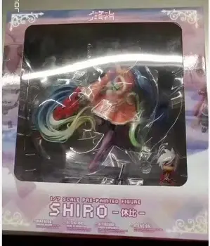 Ne Žaidimas, Ne Gyvybės seksuali Mergina Shiro Rinkinys Brinquedos Anime Veiksmų Skaičius, Žaislai 22cm