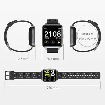 Naujausias X3 Visiškai Jutiklinis Ekranas Smart Watch Vyrų IP68 Vandeniui Ilgai veikiant Budėjimo režimu, Širdies ritmo Monitorius Sporto Smart Laikrodžiai, Skirta 