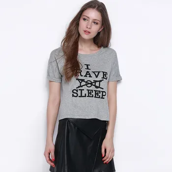 Moterų Marškinėliai Mados Print T shirt Vasaros trumpomis Rankovėmis Lady Viršūnes Tee Europoje Stiliaus marškinėliai Blusa Femme S-XXL