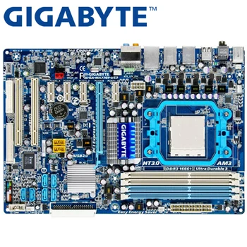 GIGABAITAS Originalus GA-MA770T-US3 Darbastalio Plokštė 770 Socket AM3 DDR3 16G Už Phenom II Athlon II ATX Naudojamas MA770T-UD3
