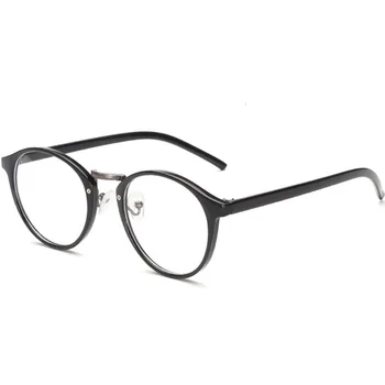 Iboode Derliaus Apvalių Akinių rėmeliai retro moterų Rėmas, skaidraus lęšio Akiniai Prekės ženklas Dizaineris gafas De Sol Gafas akiniai akiniai