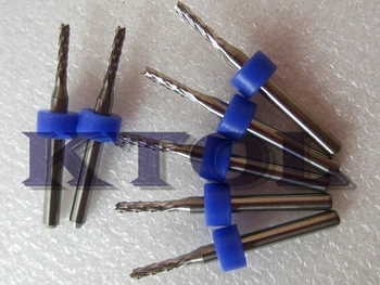 3.175*2.0 MM - GREITAI PCB Įrankiai, karbido PCB krašto cutter kelvedžio bitai, už CNC millinging pjovimo mašina
