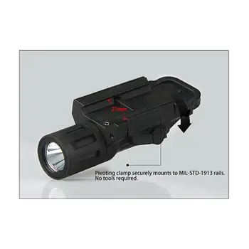 TRIJICON Taktinis Baltas LED Daugiafunkcį Sumontuoti Šviesos Medžioklės Šaudymo Dažasvydis Aksesuaras HK15-0072