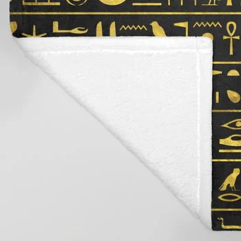 Egiptas Animacinių filmų Mesti Antklodę Mielas Vaikai Dizaino Aukso Egipto Dievas Ornamentu Antklodės Lovos Kalėdų Dekoracijos namams