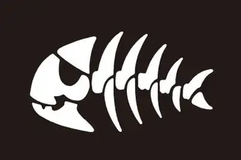 Jolly Piratų Skeletas Žuvys, Vėliavos, Lauko Vėliavos 3ft x 5ft Poliesteris Reklama Plaukioja 150* 90 cm Užsakymą vėliava