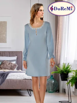 Aukštos Kokybės Nightgowns Pižamos Sleepshirts Homewear Moterų Sleepwear Nightdress Miego Viršuje Naktį Dėvėti Miega Suknelė
