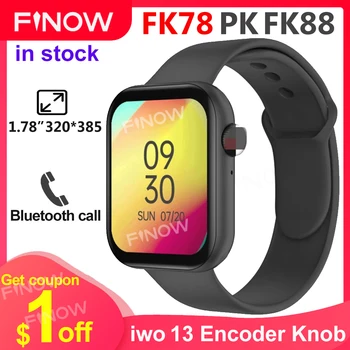Finow iwo FK78 Smart Žiūrėti 2020 1.78 HD 320*385 Laikrodžiai GPS Judesio Stebėti Širdies ritmo 