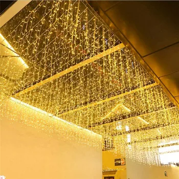 4.6 M, 100 Led Kalėdinė Girlianda LED Užuolaidų Varveklis String Žibintai Ašaros Sodo Street Mall Pastogės Lauko Dekoratyviniai Pasakų Ligh