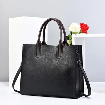 Didžiosios britanijos Moterų retro Rankinės priemiestinių didelis maišas 2020 naujas didelės talpos rankomis pečių krepšys Dizainerio mados moterų krepšys