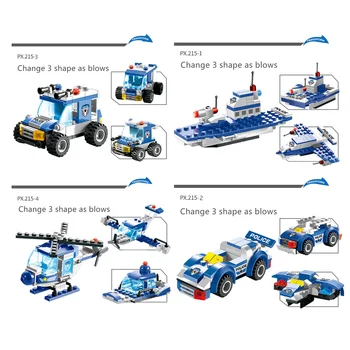 762Pcs Miesto Policijos Orlaivių Automobilių Robotas Blokai Nustatyti SWAT Suderinama LegoINGs Playmobil Kūrėjas Asamblėjos Švietimo Žaislai