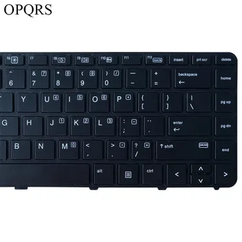 Naujas JAV Nešiojamojo kompiuterio Klaviatūra HP Probook 430 G3 430 G4 440 G3 440 G4 445 G3 640 G2 645 G2 anglų juoda Klaviatūra su karkasu