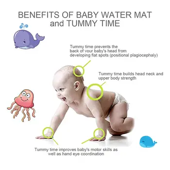 Kūdikiams, Vaikams, Vandens Play Pripučiamas Kilimėlis Kūdikiams Playmat Bamblys Kūdikių Įdomus Veikla Žaisti Centras