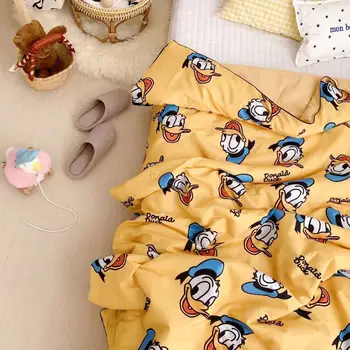 Disney Geltona Antis Antklodės Atostogų antklodė Plona antklodė Mergaitės, Berniuko Vaikų Vaikai Lova Namų Miegamojo Puošmena Flanelė