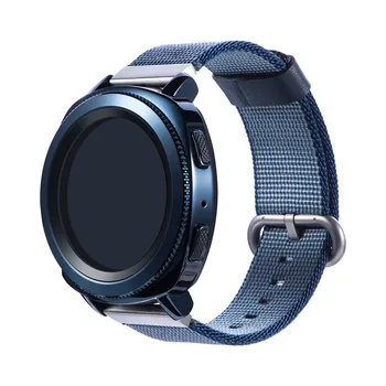 Watchband apyrankę Nailono Juostos pynimas Riešo Dirželis 22mm Samsung Galaxy žiūrėti 46mm/įrankių S3/ Gear2 montre reloj relogio laikrodis