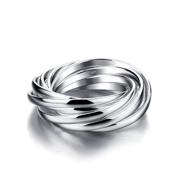 925 sterlingas sidabro dalyvavimas & vestuvinį žiedą Mados euramerican žiedas dėlionės žiedas moters vyras, berniukas ir mergaitė pirštu papuošalai