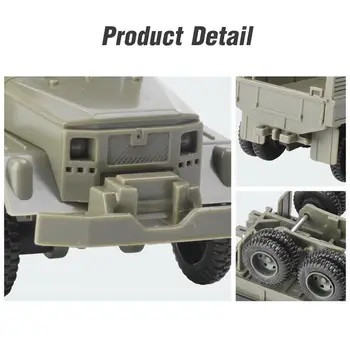 1:72 M35 Karinių Sunkvežimių 4D Asamblėjos Modelis, Modeliavimas Automobilių Žaislinių Transporto priemonių Vežime Karinių Žaislų Rinkti Vaikams Berniukas