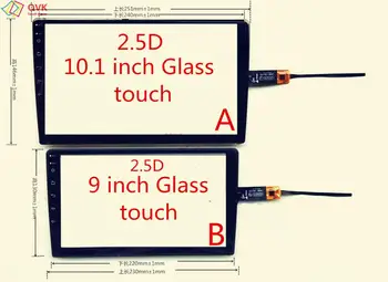 9 10.1 colių 2.5 D Glass touch P/N JTS-039-101/XCPG 003 V2 FPC lass touch CS-CTP10182-GPS išorės ekrane automobilių navigacijos