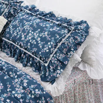 2vnt sielovados spausdinti pagalvės užvalkalą Europos prabangos didelis pynimas pagalvę padengti rankų darbo nėriniai pagalvių užvalkalai siuvinėjimo pagalvę pseudo pardavimas
