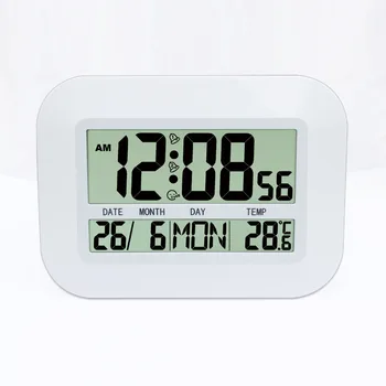 JIMEI H149 Paprastas Skaitmeninis LCD Sieninis Laikrodis Stalo Laikrodis Su Žadintuvo Atidėjimo Temperatūra Kalendorius Laikas, Data, Savaitės diena, skirta naudoti namų ūkyje