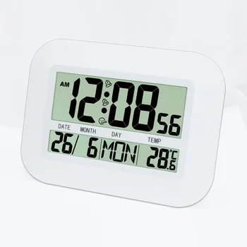 JIMEI H149 Paprastas Skaitmeninis LCD Sieninis Laikrodis Stalo Laikrodis Su Žadintuvo Atidėjimo Temperatūra Kalendorius Laikas, Data, Savaitės diena, skirta naudoti namų ūkyje