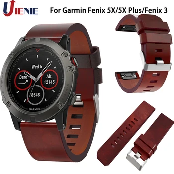 Garmin Fenix 6X/5X/5X Plius/3/3HR Odos Smart Watchband 26mm Dirželio Quick Fit Pakeisti Riešo Apyrankę, Garmin Fenix 5XPlus