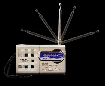 Nešiojamų senas retro žymiklį tipo rankinė FM radijo vidutinių bangų trumpųjų bangų visą juostos radijo BC-R119