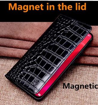 Natūralios Odos Magnetinio Flip Case For OnePlus 8T/OnePlus 8 Pro 