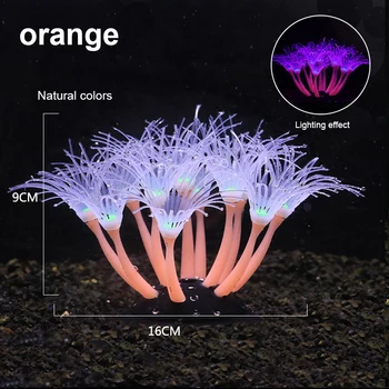 Kūrybos Simuliacija, Koralų, Žuvų Bakas Longxu Begonia Gražus Realus Kraštovaizdžio Silikono Netikrą Anemone Akvariumo Apdaila