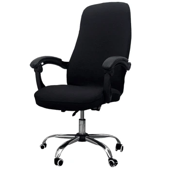 Biuro Kėdė Padengti Elastinga Siamo Biuro Kėdė Padengti Pasukama Kėdė, Kompiuterio Kedės Apsaugine Danga(Juoda)