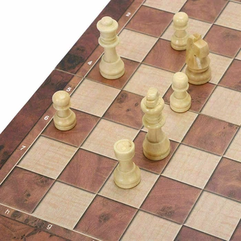 Didelės Magnetinės Medinės Sulankstomos Šachmatų Rinkinį Veltiniai Žaidimo Lentos Interjero Saugojimo Suaugusiems, Vaikams, Dovanų Šeimos Žaidimas Šachmatų Lenta Lauko Žaidimas