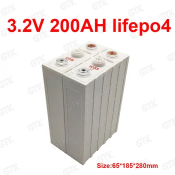 4pcs Lifepo4 3.2 V 200AH ličio baterija giliai ciklų diy Saulės energijos saugojimo elektrinių transporto priemonių motoroleris kemperis