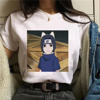 Naruto Akatsuki Sasuke Marškinėlius Japonų Anime, marškinėliai, Topai Trumpas Rankovės Atsitiktinis Vyrų Marškinėlius Drabužius Vyrų Marškinėlius 90s Viršuje Tees Vyras