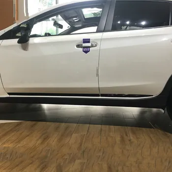 Automobilio Stilius Kūno Juostelės Subaru XV GT3 GT7 2017 2018 2019 ABS Chrome Durų Pusėje Liejimo Garnyras Apdaila Priedai