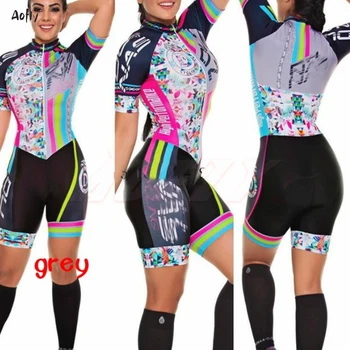 Naujas Roupa De Ciclismo Feminino Rompers Moterų Jumpsuit Moterims, Nemokamas Pristatymas Drabužius, Labai Tvirtas Ir Patvarus Veikia Triatlonas