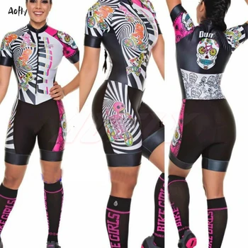 Naujas Roupa De Ciclismo Feminino Rompers Moterų Jumpsuit Moterims, Nemokamas Pristatymas Drabužius, Labai Tvirtas Ir Patvarus Veikia Triatlonas