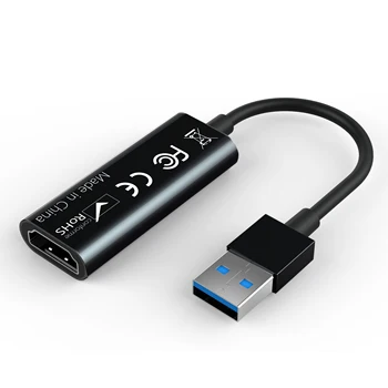 USB 2.0 HD 1080P Vaizdo įrašymo Plokštę HDMI Užfiksuoti Kortelės Valdybos Užfiksuoti Vaizdo plokštės Grabber Diktofonas Kompiuterių Live Transliacijos