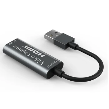 USB 2.0 HD 1080P Vaizdo įrašymo Plokštę HDMI Užfiksuoti Kortelės Valdybos Užfiksuoti Vaizdo plokštės Grabber Diktofonas Kompiuterių Live Transliacijos