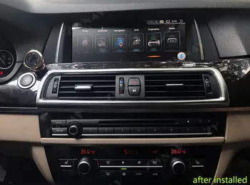 2G+32G jutiklinis ekranas Android 8.1 Automobilio multimedijos Grotuvas GPS Garso BMW 5 Serijos F10 F11 2010-2016 CIC NBT radijas stereo nemokamai žemėlapyje