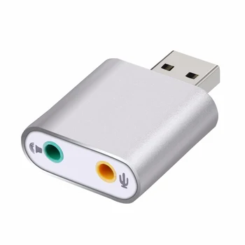 USB Išorinio Stereofoninio Garso Adapteris, skirtas 