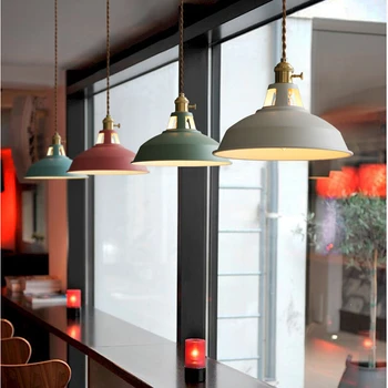 Spalvota atspalvį LED Macarons Sieniniai šviestuvai Modernus Restoranas Lemputė su Jungikliu Pakabukas Lempos Susuktos Vielos Namų Dekoro Apšvietimas