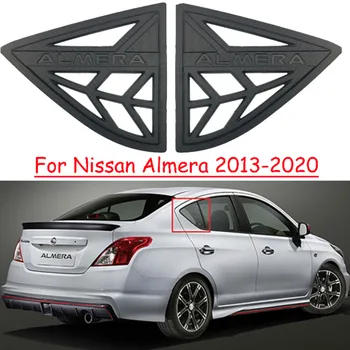 Tinka Nissan Almera 2013-2020 m. ABS Automobilių Reikmenys Uodega Galinio Lango Grotelėse Langinės Padengti Apdaila 2vnt Auto Car Accessories