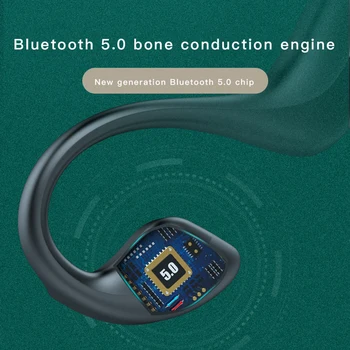 G-100 Kaulais Bluetooth 5.1 Ausinių Vandeniui Lankelis Belaidis ryšys su Mikrofonu Aukštos Kokybės Sporto Ausinių